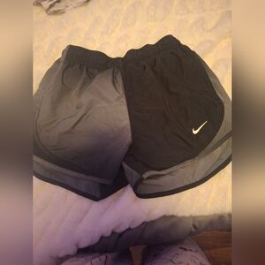 Nike Black and Gray Athletic Shorts